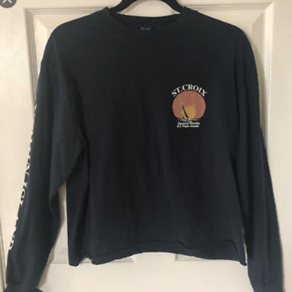 NEW Brandy Melville Navy blue St Croix Camila Top